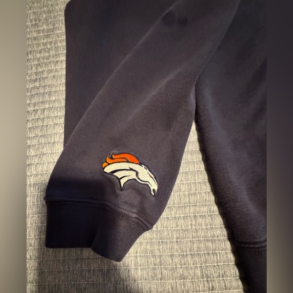Reebok Navy Blue and Orange Denver Broncos Sweater - Picture 7 of 9